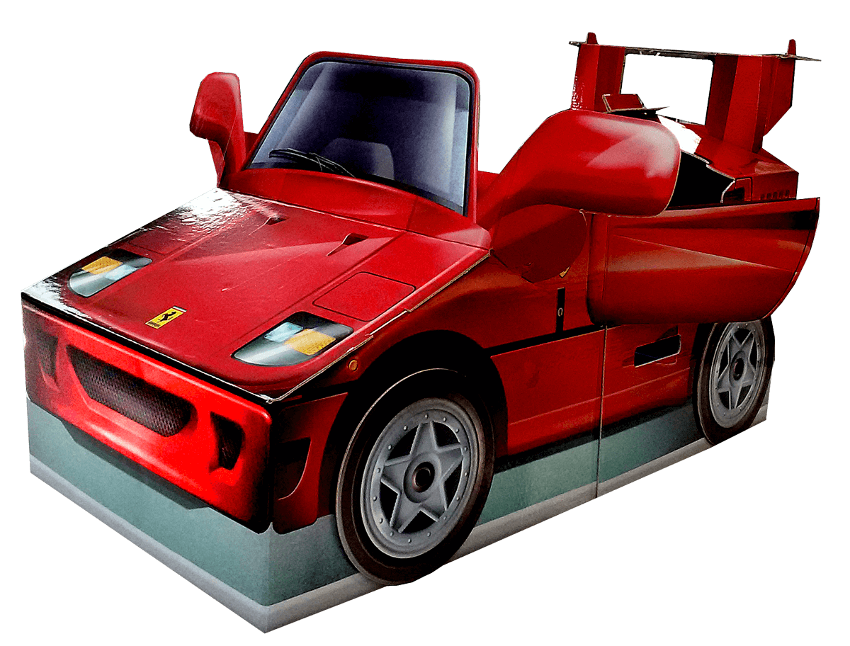 Panini libro macchina ferrari